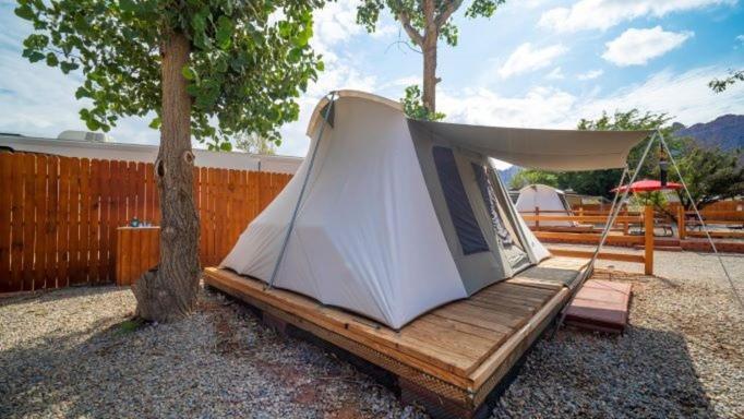 موآب Funstays Glamping Setup Tent In Rv Park #2 Ok-T2 المظهر الخارجي الصورة